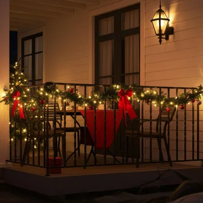 Produktbild von 2er-Set Stimmungsvolle LED Lichterkette 40 LEDs warmweiss 3m – IP44 – Perfekt für Terrasse, Balkon, Garten & Weihnachten