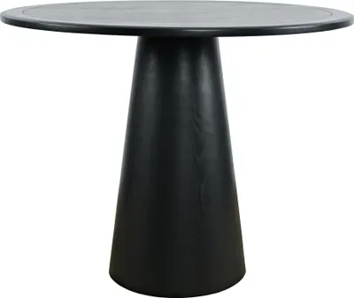 Immagine prodotto di FURNLUX Tavolo da pranzo Avola Black 115cm / Colore principale: Nero / Dimensioni: 115 x 87 x 115 cm