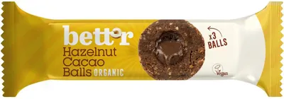 KULKI DAKTYLOWE Z NADZIENIEM ORZECHOWO - KAKAOWYM BEZGLUTENOWE BIO (3 x 15 g) 45 g - BETT'R