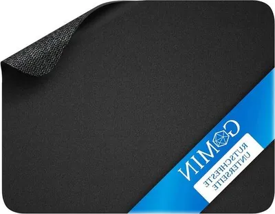 Produktbild von Kleine Antirutsch-Mauspad, wasserdicht, 230x180mm, schwarz