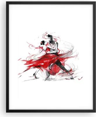 Produktbild von Gerahmtes Poster - Schwarzer Rahmen - Tanz Aktion Aktivität - 40x50 cm - Wand Bild - Wanddeko - Wandbilder - Kunstposter - Wandposter - Bilderrahmen - Bilder - Kunstdruck - Wandbild - P2BPA40x50-3052