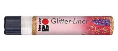Immagine prodotto di Marabou 1803 09 586 Glitter-Liner Glitter-Redgold 586, 25 ml