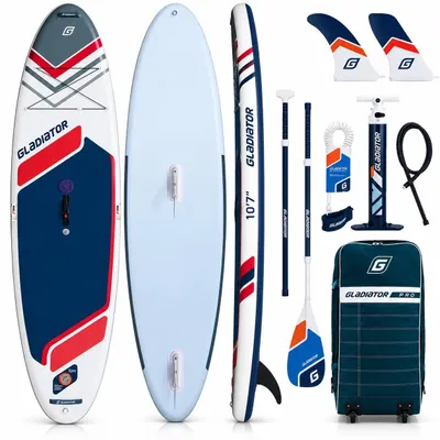Obrázek produktu pro GLADIATOR WindSUP 10'7 SC – nafukovací paddleboard pro windsurfing, rozměry 328x81x12 cm