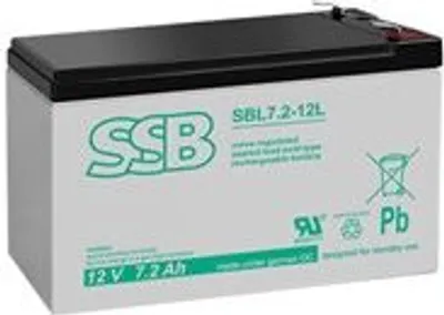 Produktbild von SSB SBL 7.2-12L SSB akumulator 12V/7.2Ah