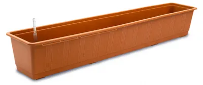 Produktbild von Bewässer.-kasten AquaGreen pl. terracotta. 1000X210x175mm