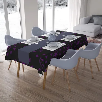 Productafbeelding van Waterdichte Tafelkleed van 100% Polyester, Paars, 140 x 200 cm