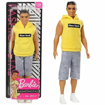 Imagen del producto de Mattel GDV14 - Barbie - Fashionistas - Muñeca, Ken