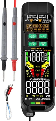 Image de Multimètre numérique Testeur professionnel Mesureur de courant alternatif Courant continu Tension Multimetro True RMS Capacitance Temp Detector Multitester