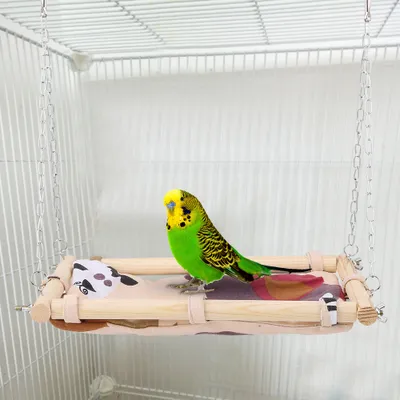 Produktbild von Hängematte, Vogel-Hängematte, Papageien-Hängematte, Papageien-Schaukel, Vogel-Schaukel, Papageien-Leinwand-Schaukel, Papageien-Leinwand-Hängematte