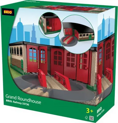 Produktbild von BRIO World - 33736 Großer Ringlokschuppen