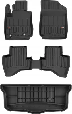 Produktbild von SET 3D-Gummi-Kofferraummatten Toyota Aygo 2 HB 2014-2022