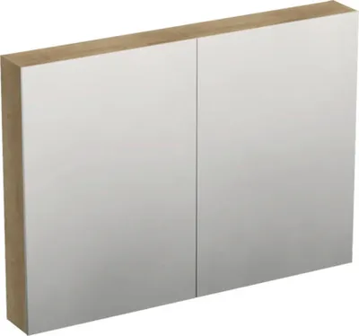 Produktbild von Jungborn Spiegelschrank TRENTA 100 x 14,4 x 72 cm Halifax eiche 3-türig IP 44