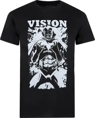 Immagine prodotto di Marvel - Maglietta da uomo TV1093 (XL) (Nero/Bianco)