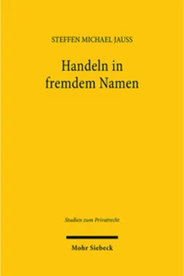 Obrázek produktu pro Handeln in fremdem Namen