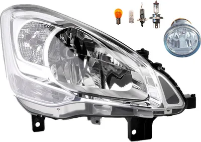 Produktbild von Scheinwerfer passend für Citroen Berlingo 7 04/08-02/12 H4 R +Nebel+Leu. 00006206K6 6206K6 00006204Q0 00006208E1 00006206J6 9648947780 Johns