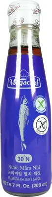 Immagine prodotto di Salsa di pesce alle acciughe Megachef premium 200ml | Senza glutine, senza glutammato