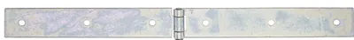 Zdjęcie produktu dla Alberts 315917 Zawias skrzynkowy, z nitowanym trzpieniem, ocynkowany, pasywowany grubowarstwowo, 400 x 35 mm, zestaw 3 szt