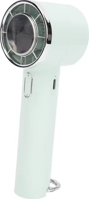 Image de Ventilateur portatif à 5 vitesses pour le refroidissement des semi-conducteurs Mini ventilateur portatif USB rechargeable avec batterie 2000mAh pour l'extérieur et le voyage Vert