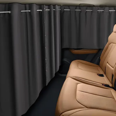 Produktbild von Auto Camping Vorhang 3er Set Sichtschutz Trennvorhang Sonnenschutz 160x106cm