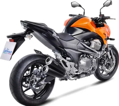Obrázok produktu pre Zadný tlmič LeoVince SLIP-ON SBK GP STYLE DUALS, nerezová oceľ, s homologáciou pre Kawasaki Z 800 E