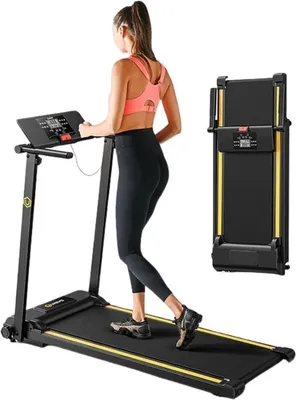 Produktbild von Famanu Laufband Klappbar - Inklusive 12 Programme - Bis 10 km/h - LCD Bildschirm