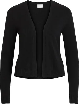 Produktbild von Kurze Feinstrick Cardigan Stretch Basic Jacke ohne Verschluss VIRIL | M