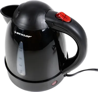 Produktbild von Elektrischer LKW-Wasserkocher von Dunlop für max. 0,8 L, mit Filter, Abschaltautomatik, 24 Volt 250 Watt, schwarz
