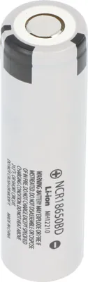 Produktbild von Panasonic NCR18650BD 3,6V 3180mAh Li-Ion-Akku ungeschützt, Abmessungen 64,9x18,1mm beachten