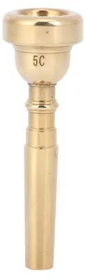 Zdjęcie produktu dla Mundstuk do trąbki, trwałe, stylowe, wykonane z mosiądzu, profesjonalne, akcesoria do instrumentów muzycznych, model Gold5C