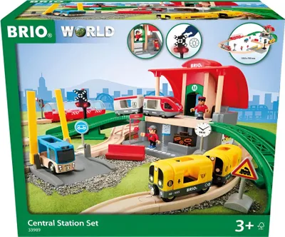 Produktbild von BRIO 33989 - Großes City Bahnhof Set