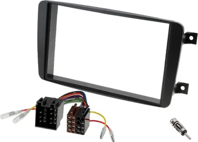Produktbild von Audioproject A232 - Autoradio Radioblende Set Doppel DIN kompatibel Mercedes C Klasse W203 CLK W209 Viano Vito Radioadapter Antennenadapter