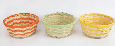 Produktbild von TrendLine Osterkorb aus Bambus sortiert 8 x 19 x 19 cm