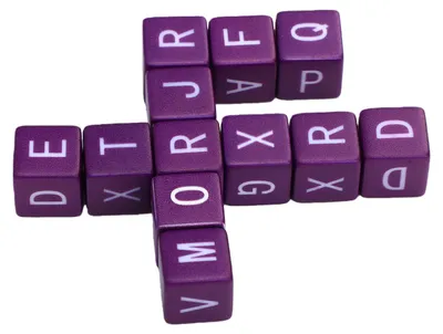 Produktbild von Kreuzworträtsel-Würfelspiel-Set, 12-teilig, 1,5 x 1,5 cm, Buchstaben, lustiges, lehrreiches Wort für Versammlungen, Partys