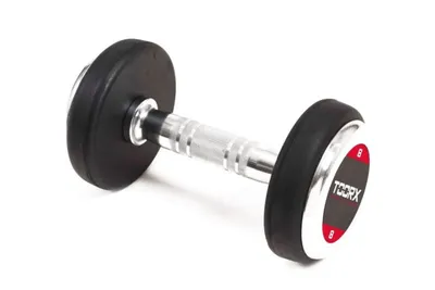 Produktbild von Toorx Fitness MGP Professional Gummihantel - pro Stück (2 - 40 kg) - 8kg