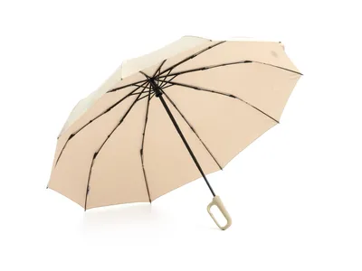 Produktbild von Damen- und Herren-Taschenschirm KRAGO Vollautomatik CARBINE Beige