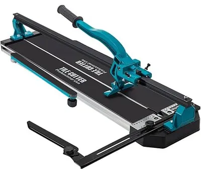 Produktbild von Manuelle Fliesenschneidmaschine 35-1200 mm Fliesen Schneider, Aluminium, Infrarot-Laser-Positionierung, Doppelspurige Führungsschiene, Rutschfester Gummigriff, Für Keramikfliesen, Bodenfliesen