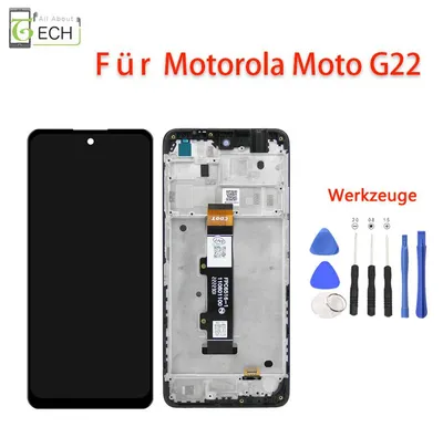 Produktbild von Für Motorola Moto G22 XT2231 LCD Display mit Rahmen Touchscreen Bildschirm