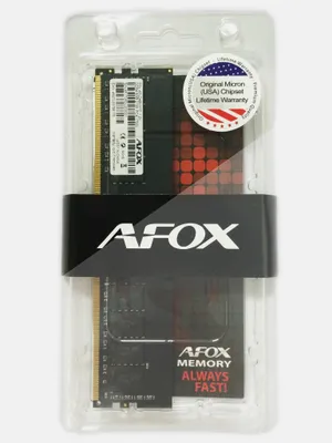 Produktbild von AFOX AFLD44FK1P, 4 GB, 1 x 4 GB, DDR4, 2666 MHz, 288-pin DIMM