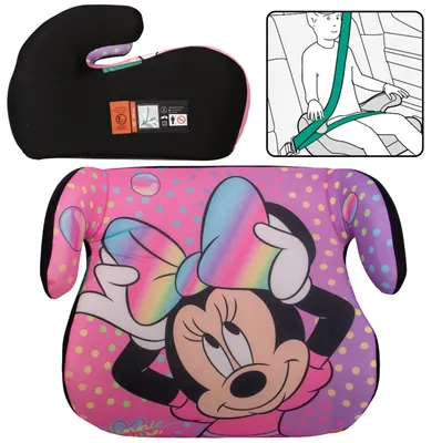 Produktbild von Disney Minnie Mouse Sitzerhöhung fürs Auto, Kindersitz für Mädchen, 22–36 kg, 125–150 cm