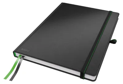 Produktbild von Leitz 44710095, Schwarz, A4, 80 Blätter, 96 g/m², Kariertes Papier, Hardcover