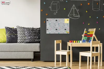 Obrázok produktu pre Allboards magnetická bezrámová kovová tabuľa s potlačou 90x60 cm - planéta