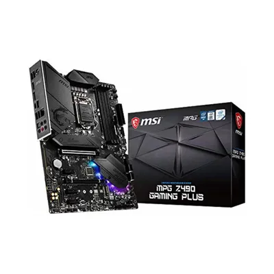 Produktbild von MSI MPG Z490 GAMING PLUS - Motherboard - ATX - LGA1200-Sockel - Z490 Chipsatz - USB-C Gen2, USB-C Gen1, USB 3.2 Gen 1, USB 3.2 Gen 2 - 2.5 Gigabit LAN - Onboard-Grafik (CPU erforderlich)