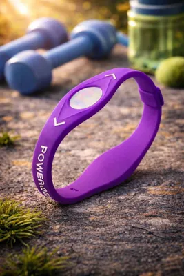 Obrázok produktu pre Náramok Power Balance – iontový náramok pre fitness a každodenné nosenie, fialový XL – 22 cm