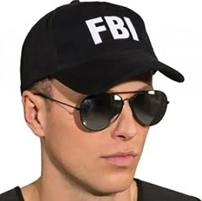 Produktbild von Orlob 23722.00, Karnevalskostüm-Hut, Männlich, FBI, Schwarz, 1 Stück(e)