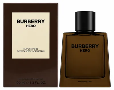 Produktbild von Burberry Hero Parfum Intense, Männer, 100 ml, Nachfüllbare Flasche, Flüssiges Parfüm, Schwarzer Pfeffer, Leder