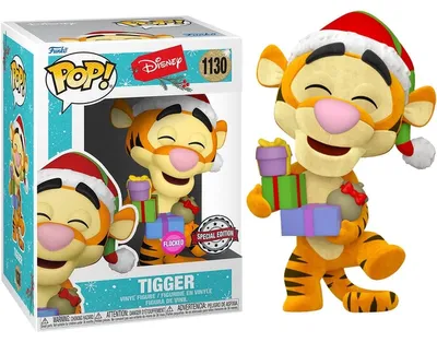 Immagine prodotto di Funko Pop! Disney Tigger Flocked Holiday Exclusive - Figurka Winylowa
