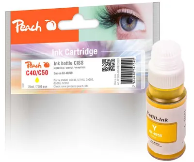 Zdjęcie produktu dla Peach PI100-428, Żółty, 70 ml, 1 szt., 7700 stron(y), Jednopak