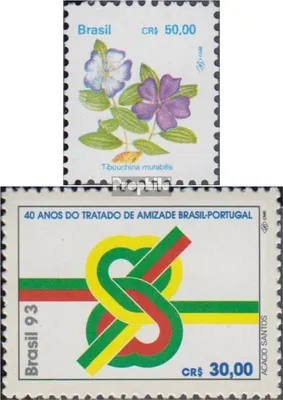 Produktbild von Briefmarken Brasilien 1993 Mi 2552,2556 (kompl.Ausg.) postfrisch Blüten