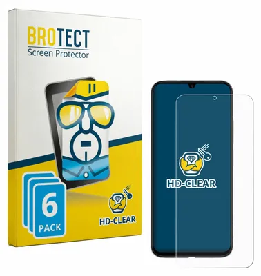Produktbild von 6x Für Redmi R70m 5G Schutzfolie BROTECT Displayschutz Display Schutz Folie Klar Transparent