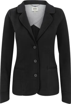 Produktbild von HAKRO Damen Sweatblazer Premium 260, schwarz, L